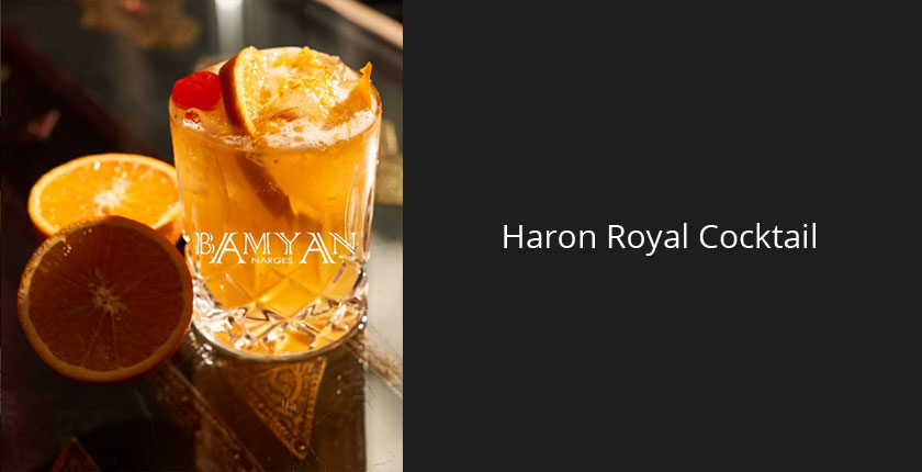 Haron Royal Cocktail im Bamyan Narges | Cocktails in München