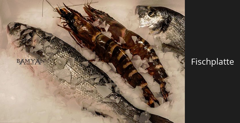 leicht pikante Fischplatte für zwei Personen