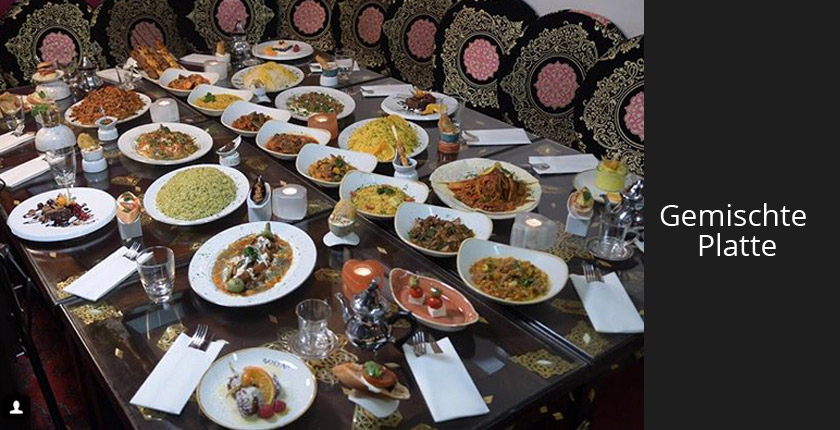 Afghanische gemischte Platte | Bamyan Narges München