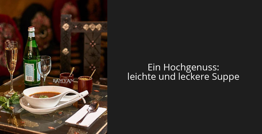 Leckere Tomatensuppe | BAMYAN Narges München