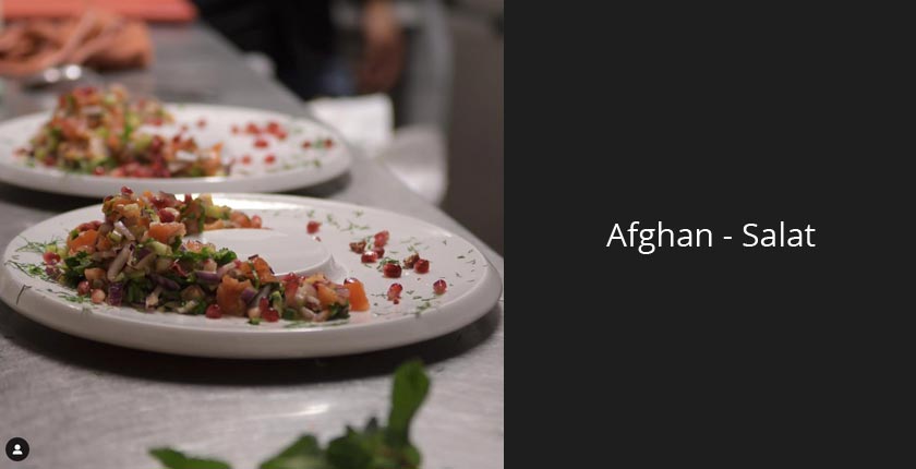Granatapfelsalat afghanisch
