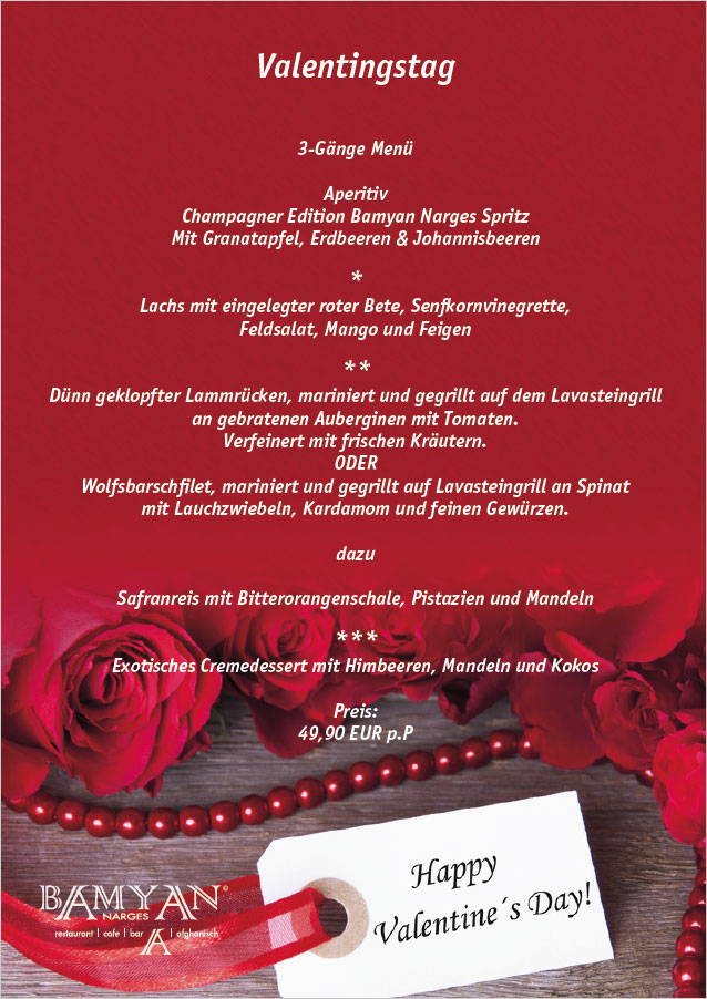 Valentinstag-Menü
