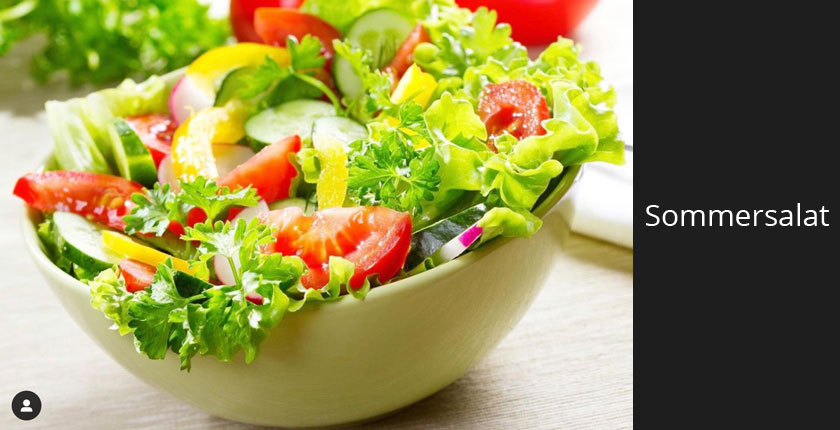 Knackiger Salat, frisches Dressing, Bamyan Narges