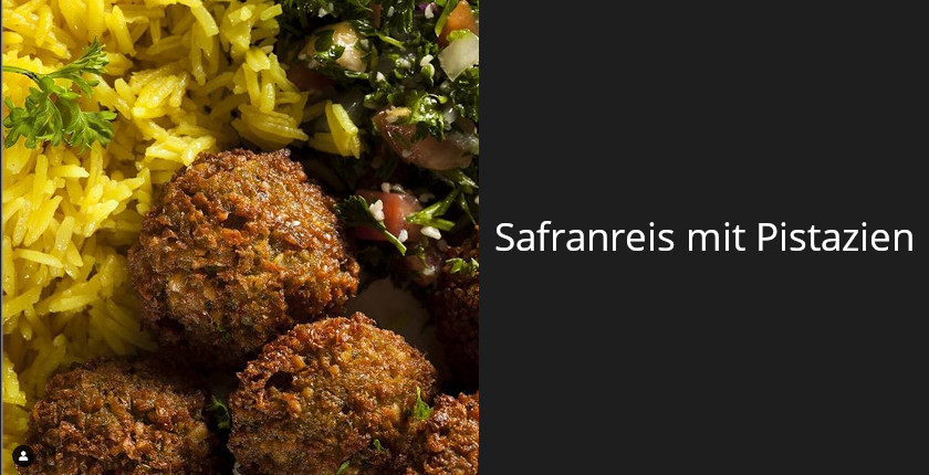 Bamyan Narges München - Safranreis