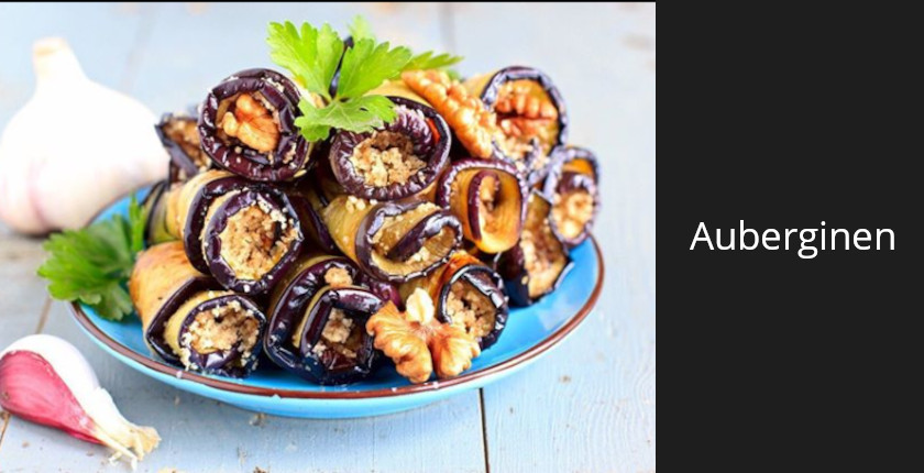 Gerollte Auberginen.. da schlägt unser Herz schneller!