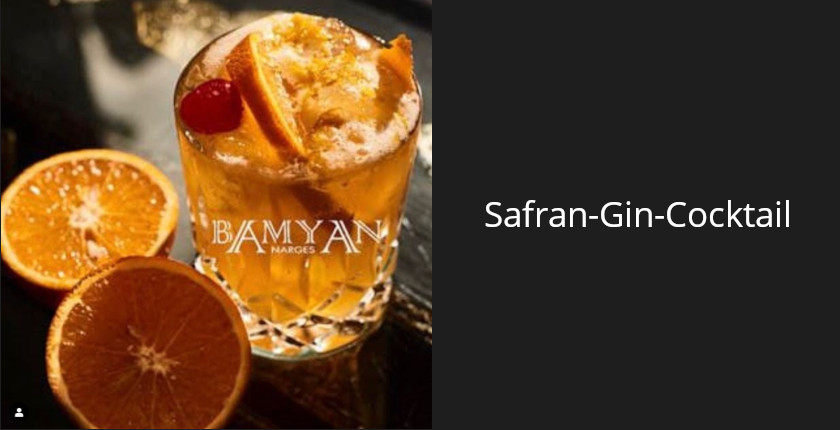 Safran-Gin-Cocktails