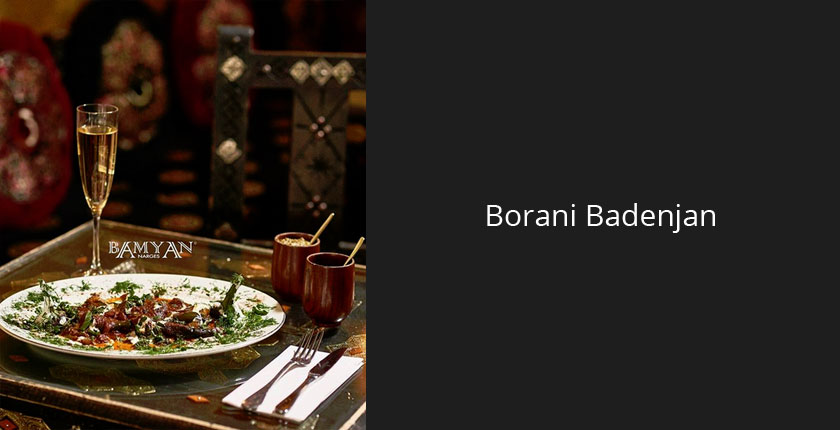 Borani Badenjan - gebratene Auberginen