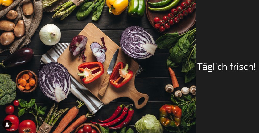 Bamyan Narges, München, frisches Gemüse