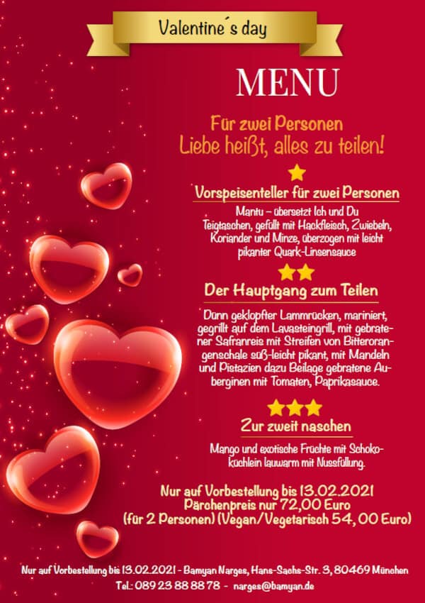 14. Februar ist Valentinstag